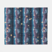 Couverture Polaire Dreamy Dolphin Motif (Devant (Horizontal))