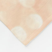 Couverture Polaire Dreamy Rose Gold Parties scintillant - Peach Glitt (Coin)