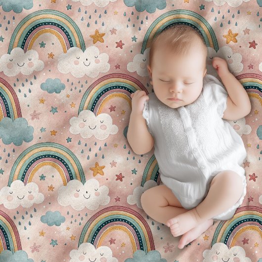 Couverture Polaire Dreamy Sky Blanket Pastel Gift for Baby Love