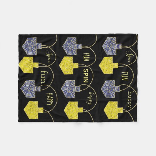Couverture Polaire Driedel Fun Hanoukka Fleece Blanket (Devant (Horizontal))