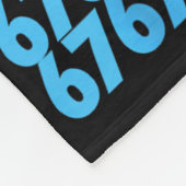 Couverture Polaire Drôle 67 Caché 6 7 Mème Collège 6 7 Drôle 6 (Coin)