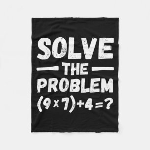 Couverture Polaire Drôle 67 Mème Pemdas Humour Prof de Maths Élémenta