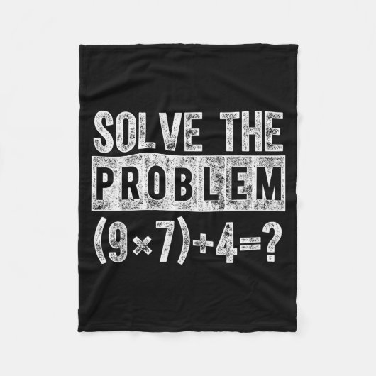 Couverture Polaire Drôle 67 Mème Pemdas Prof de Maths Élémentaire Cer (Devant)