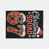 Couverture Polaire Drôle 67 Six Sept Mème Brainrot 67 Équipe de Noël (Devant (Horizontal))