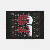 Couverture Polaire Drôle 67 Six Sept Mème Brainrot Cringe Noël (Devant (Horizontal))