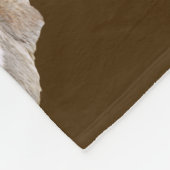 Couverture Polaire Drôle Âne Mangeant Une Carotte, (Coin)