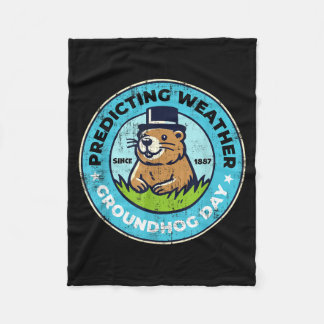 Couverture Polaire Drôle Bonne Jour de la marmotte 2 février Phils Va