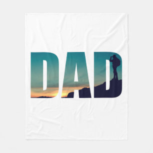 Couverture Polaire Drôle camping camper randonnée hiker papa