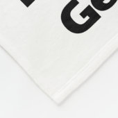 Couverture Polaire Drôle Camping Dire avec Marshmallows et amis (Coin)