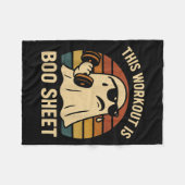 Couverture Polaire Drôle Cet Exercice Est Boo Sheet Halloween Ghost E (Devant (Horizontal))