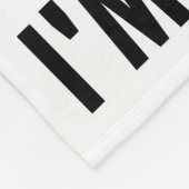 Couverture Polaire Drôle Chat, j'ai eu ma patience testé je suis néga (Coin)