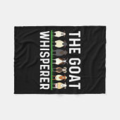 Couverture Polaire Drôle Chèvre Design Hommes Femme Ferme Animale Pyg (Devant (Horizontal))