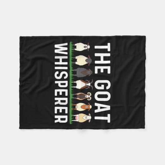 Couverture Polaire Drôle Chèvre Design Hommes Femme Ferme Animale Pyg (Devant (Horizontal))