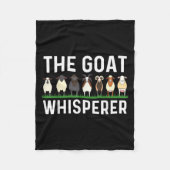 Couverture Polaire Drôle Chèvre Design Hommes Femme Ferme Animale Pyg (Devant)
