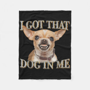 Couverture Polaire Drôle Chien Chihuahua Amateurs J'Ai Ce Chien En Mo