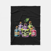 Couverture Polaire Drôle Choisissez votre poison Apple Halloween Prin (Devant)