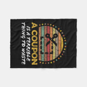 Couverture Polaire Drôle Couponing, Coupon Clipper Citation Économiqu (Devant (Horizontal))