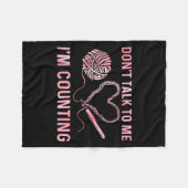 Couverture Polaire Drôle Crochet Art Pour Hommes Femmes Crocheter Cro (Devant (Horizontal))