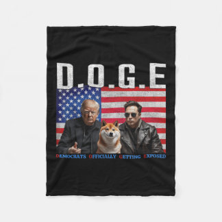 Couverture Polaire Drôle D.o.g.e Démocrates Doge Obtenir Officielleme