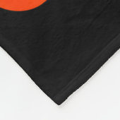 Couverture Polaire Drôle de chat noir serviteur de chat (Coin)