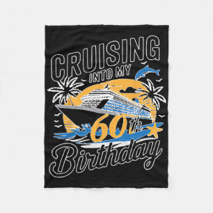Couverture Polaire Drôle de Croisière Pour Mes 60 Ans en Méditerranée