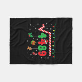 Couverture Polaire Drôle de Noël 6 7 Prof de maths 67 Mème Racine car (Devant (Horizontal))