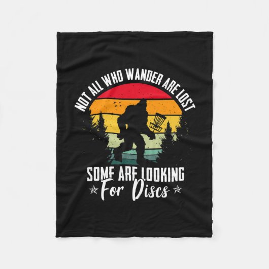 Couverture Polaire Drôle Disque Golf Lover Graphic pour les femmes et (Devant)