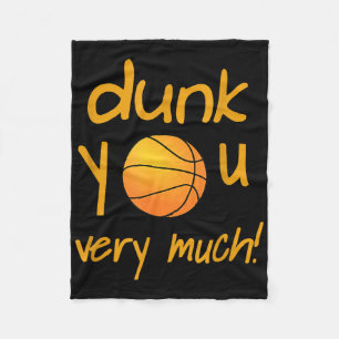 Couverture Polaire Drôle Dunk Vous Beaucoup De Basketball Camp D'Été