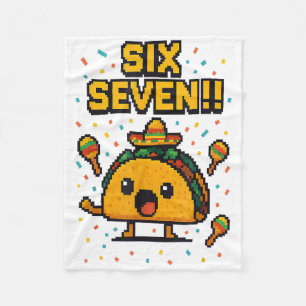 Couverture Polaire Drôle Gamer Taco Six Sept Cinco De Mayo 67 Mexica