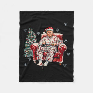 Couverture Polaire Drôle, je serai à la maison pour Noël Humoristique