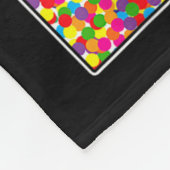 Couverture Polaire Drôle Jour Joyeux Point Polka Dot Art Étudiants En (Coin)