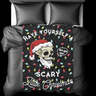 Couverture Polaire Drôle Mignon Faites-Vous Un Petit Noël Effrayant