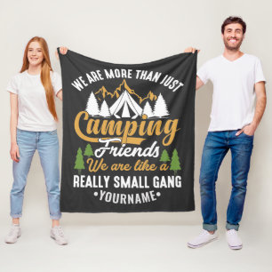 Couverture Polaire Drôle, nous sommes plus qu'un simple camping amis