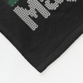 Couverture Polaire Drôle Père Noël Trump S'Est Joyeux Noël (Coin)