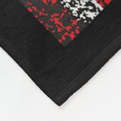 Couverture Polaire Drôle président Qr Trump Code Danse (Coin)