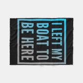 Couverture Polaire Drôle Propriétaire De Bateau Drôle Citations De Ba (Devant (Horizontal))