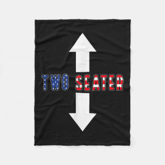 Couverture Polaire Drôle Sarcastique deux places 4 juillet American M