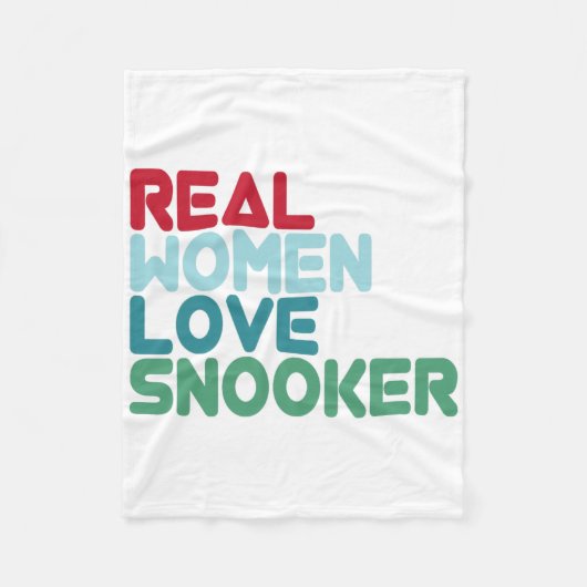 Couverture Polaire Drôle Snooker Dire Pool Billard Snooker Player (Devant)