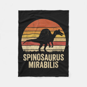 Couverture Polaire Drôle spinosaurus dinosaure vintage spinosaurus