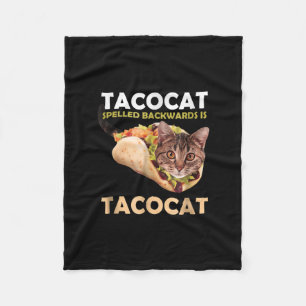 Couverture Polaire Drôle Tacocat Tacocat Taco Cat épinglé en arrière