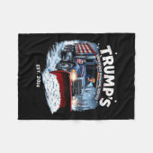 Couverture Polaire Drôle Trump 2024 Victory Snowflake Removal (Devant (Horizontal))