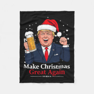 Couverture Polaire Drôle Trump Boisson Beer