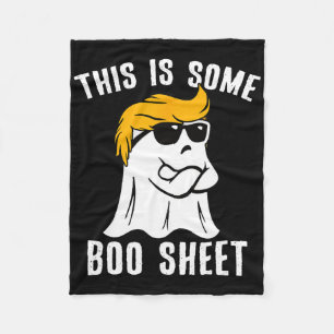 Couverture Polaire Drôle Trump Halloween C'est du papier de merde
