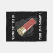 Couverture Polaire Drôle Turquie légende Chasse-chasse (Devant (Horizontal))