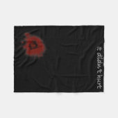 Couverture Polaire Drôle Zombie Bite Halloween Bitten Blessures Homme (Devant (Horizontal))
