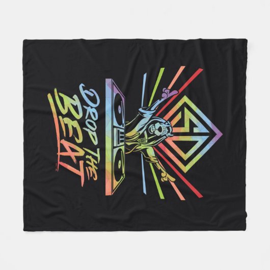 Couverture Polaire Drop the Beat : DJ Scooby-Doo (Devant (Horizontal))