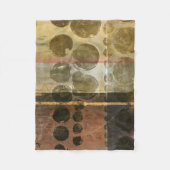 Couverture Polaire Droplets verts circulaires (Devant)