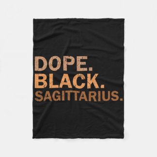 Couverture Polaire Drug Black Sagittarius Melanin African Zodiac Sagi