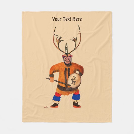 Couverture Polaire Drumming Shaman (Devant)