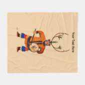 Couverture Polaire Drumming Shaman (Devant (Horizontal))